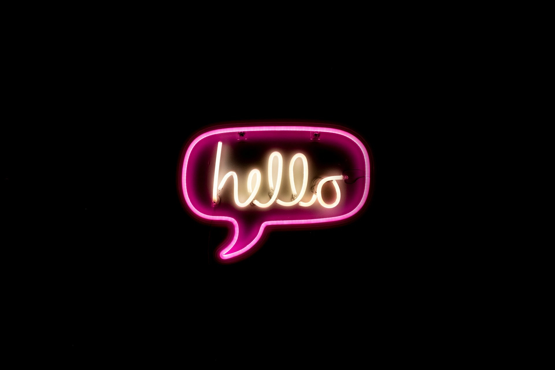 Hello neon sign, image by Drew Beamer, Unsplash