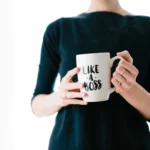 Like a Boss cup, image by Brooke Lark, Unsplash